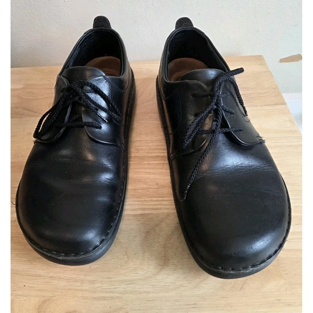 FOOTPRINTS by Birkenstock 270 Men 42 EU 9 US Black Leather Oxford Lace Up Derby